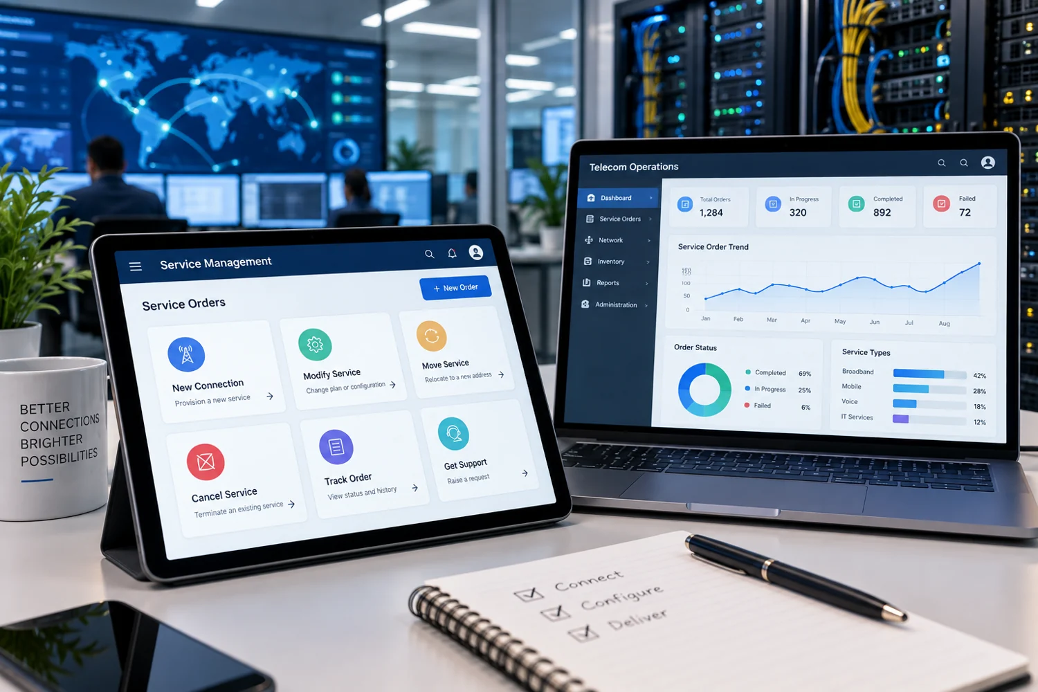 Novo portal de gestão de serviços maximiza agilidade em telecom