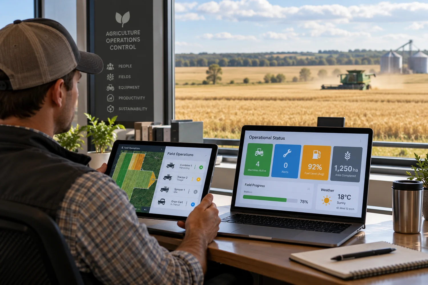 Sustentação com o foco na disponibilidade das aplicações no agro